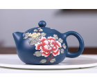 Чайник + 4 пиалы №1601, исинская глина, 220 мл. Чайник + 4 пиалы №1601, исинская глина, 220 мл.